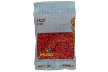 HAMA Hama mini perler 2000stk kirsebærrød