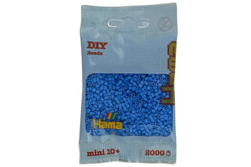 HAMA Hama mini perler 2000stk klar blå