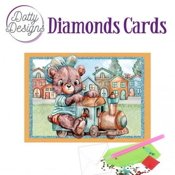 Diamond Card Bamse på tog