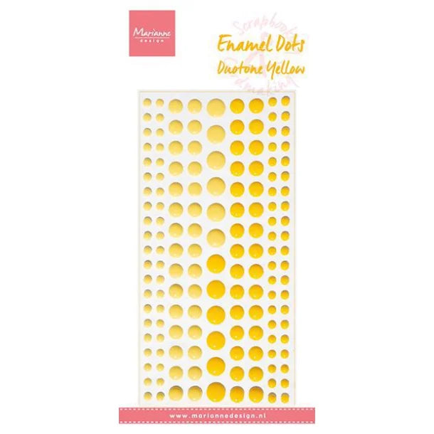 Marianne Design - Enamel Dots "Duotone Yellow"