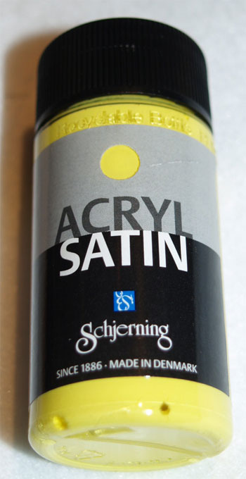 Acryl Satin gul 50 ml