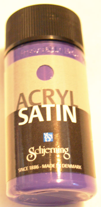 Akryl satin mørk violet 50ml