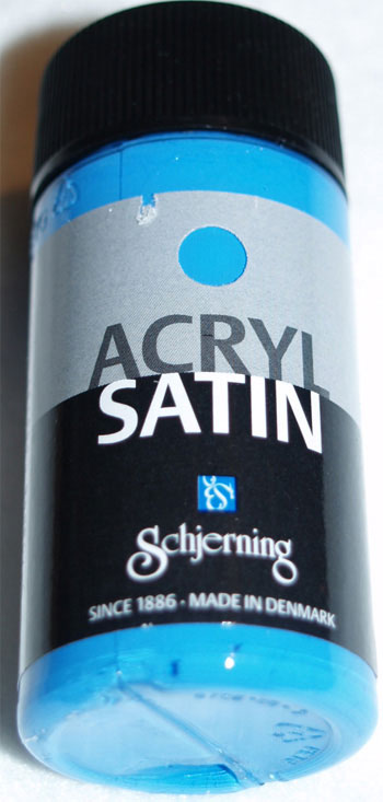 Akryl satin lysblå 50ml