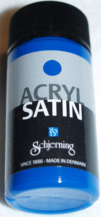 Akryl satin blå 50ml