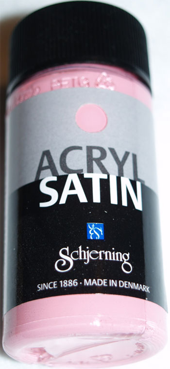 Akryl satin gammelrosa 50ml