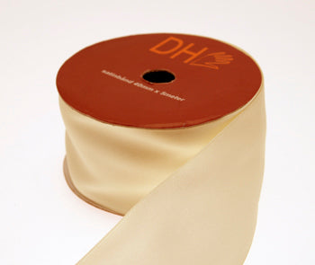 Satinbånd 40mm x 5meter elfenben