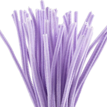 Chenille  50 stk./ 1 pk., L: 30 cm, tykkelse 6 mm, lilla