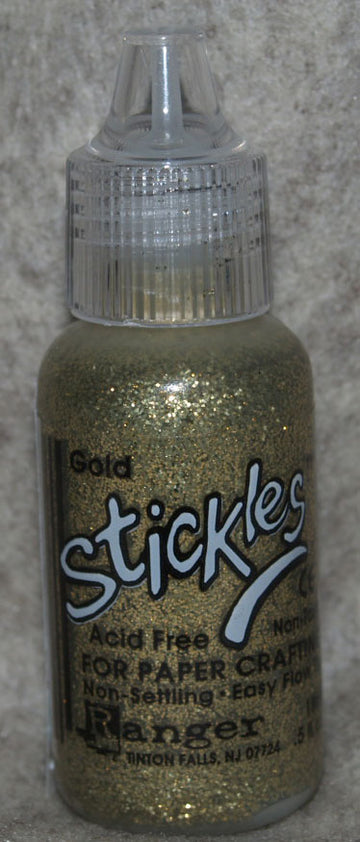 Glitterlim stickles fint - gold