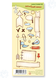 LeCrea design Clear stamp Banners, arrows & icons