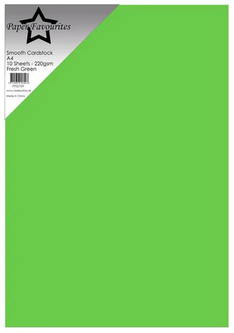 Smooth karton A4 Frech green