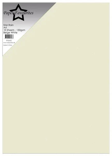 Star Rain A4 Beige Hvid