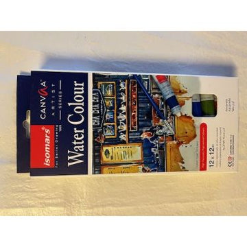 Vandfarver Canvaa 12 tuber a 12ml.