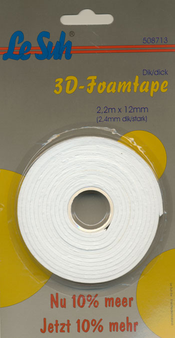 Tape foam/skum 2,4mm x 2,2meter