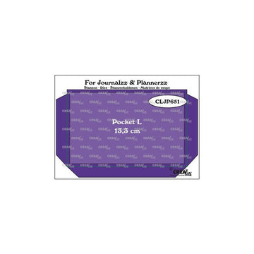 Crealies - For journalzz - plannerzz die Pocket L cljp651