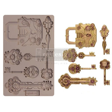 Redesign Decor Moulds Mechanical Lock and Keys