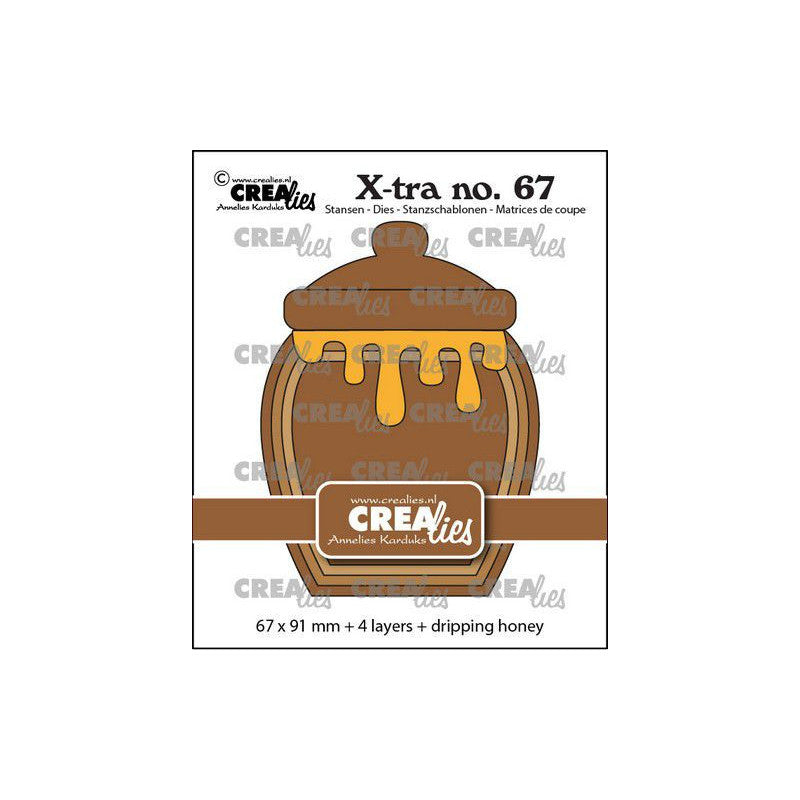 CREAlies - X-tra No. 67 - Honey Pot - CLXtra67 honningskrukke