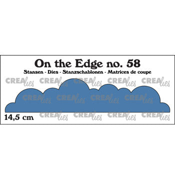 Dies Crealies Clote58 On the Edge 58 kurvede skyer
