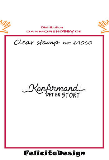 Stempel 'Konfirmand det er stort'