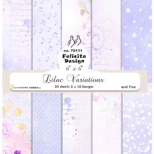 Design Papir: Lilac Variations 30 ark