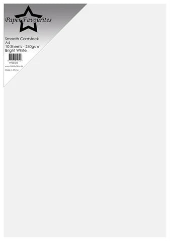 Smooth karton A4 Bright White