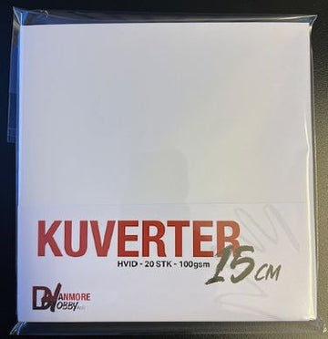 Kuverter 15 x 15 cm