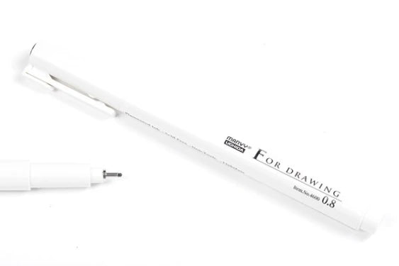 Marvy technical drawing pen 0,8mm sort