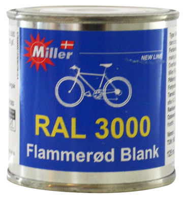 Miller emalje Flam. rød 125 ml