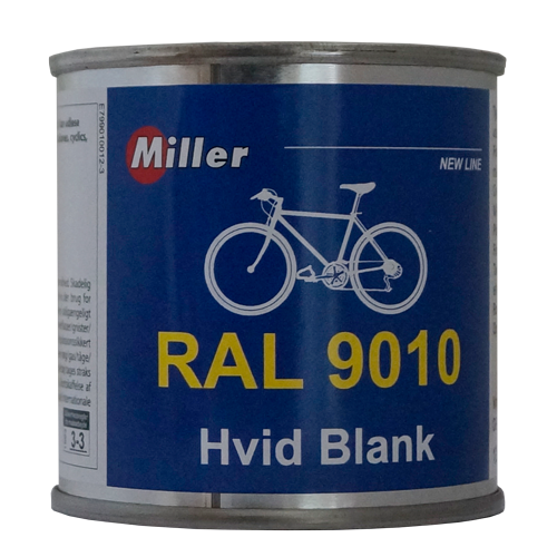 Miller emalje Hvid bl 125 ml