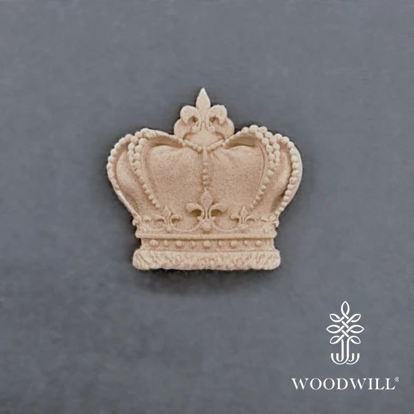 Wood  krone  4,1 x 3,8 cm