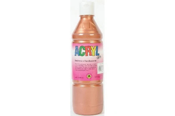 Acryl metallic kobber 500 ml