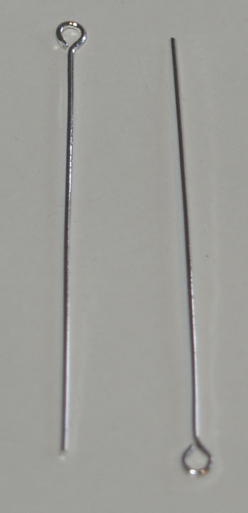 Smykkestift m/øje 0,7x50mm sølv fv.50g