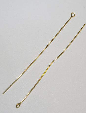 Smykkestift m/øje 0,7x75mm guld fv.50g