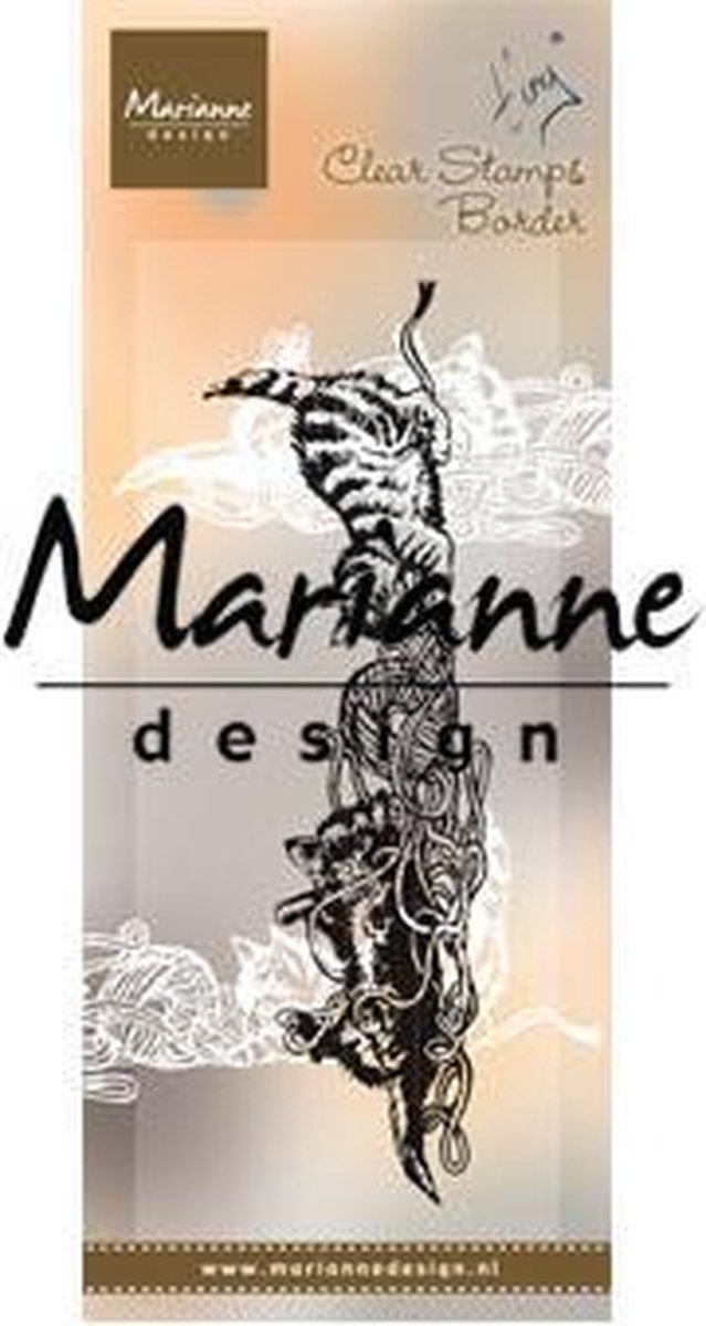 Stempel - Claer stamp - Marianne Design - Tiny's border killinger - TC0873