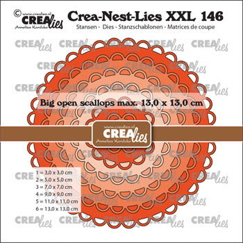 Dies Crealies Crea-Nest-Lies clnestXXL 146