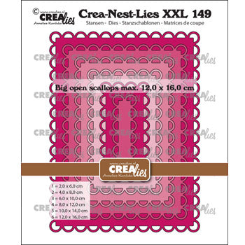 Dies Crealies Crea-Nest-Lies clnestXXL 149