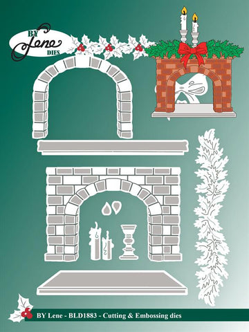 Christmas fireplace