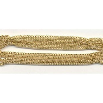 Kæde / metalkæde guld fv. 1,9mm x 1meter