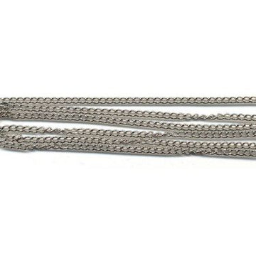 Kæde / metalkæde sølv fv. 3mm x 1meter