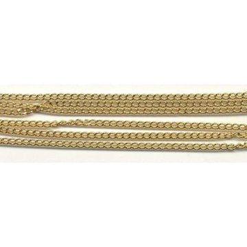 Kæde / metalkæde guld fv. 3mm x 1meter