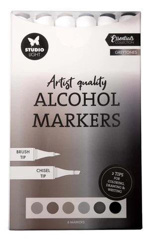 Alcohol Markers Greytones