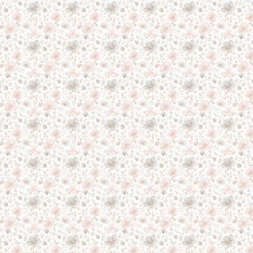 Rosa blomster og blade