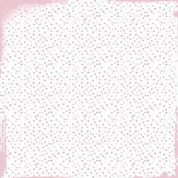 Lyserød med hjerter og sutter