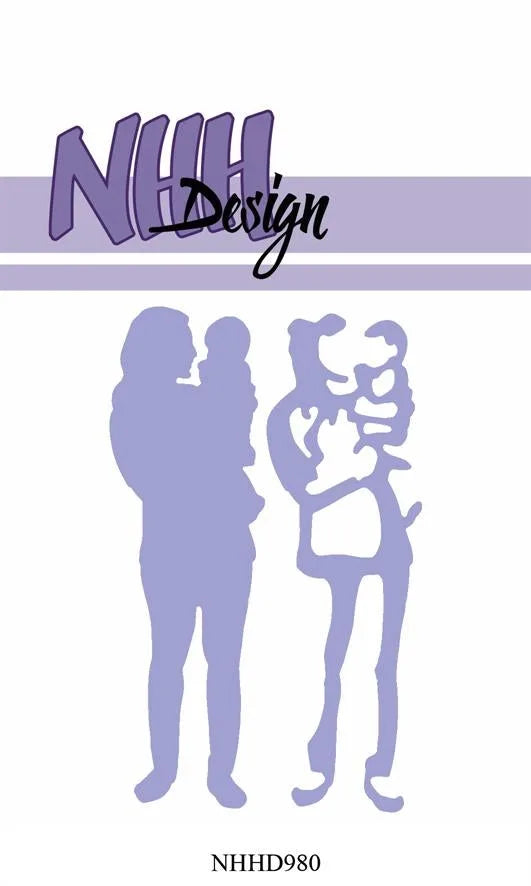 NHH Design die NHHD980 “Layered Dies – Woman with Baby”