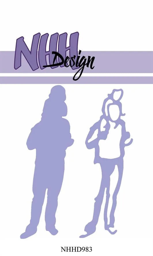 NHH Design die NHHD983 “Layered Dies – Man with Child”