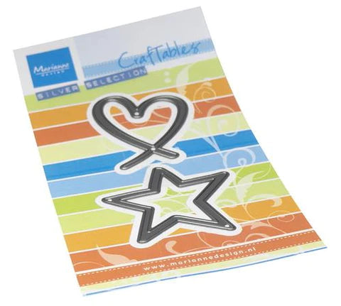 Marianne Design die – CR1631 – “Heart & Star”
