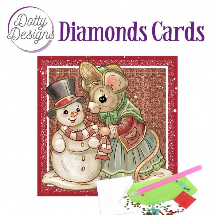 Diamond Cards - mus og snemand