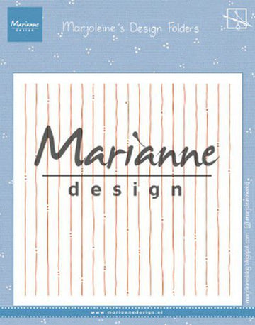 Marianne Design Embossing Folder Marjoleine's Stripes DF3456