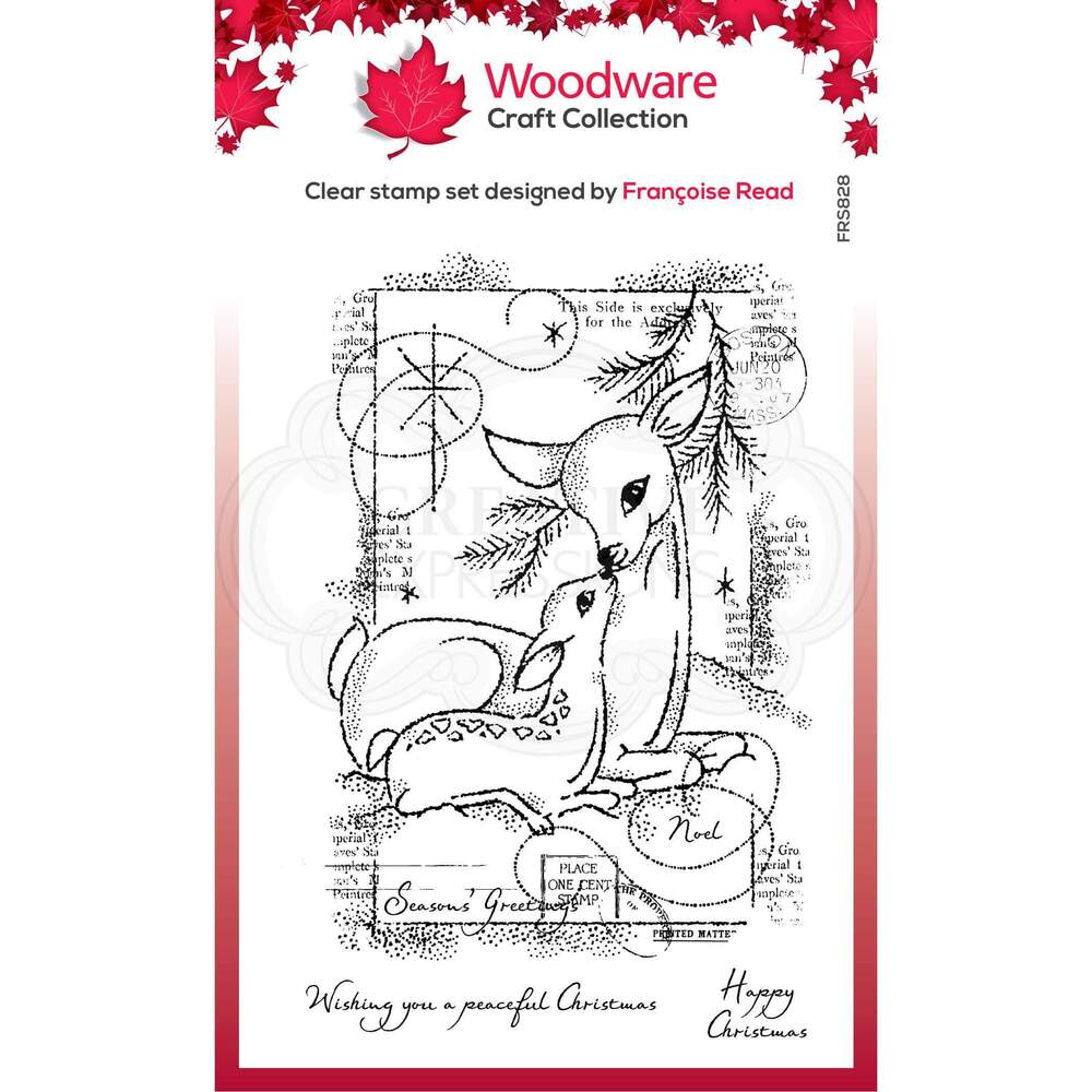 Woodware Clear Stamp Singles - Baby Deer rådyr