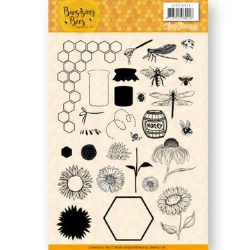 Jeanine’s Art Buzzing Bees Clear Stamp
