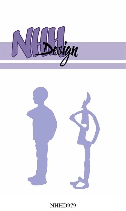 NHH Design die NHHD979 „Layered Dies – Child with bag‟